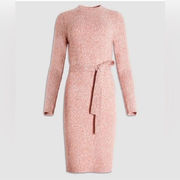 Ann Taylor- Sweater Dress with Belt Tie - Picture 2 of 5